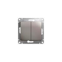 Двухклавишный переключатель Systeme Electric Glossa