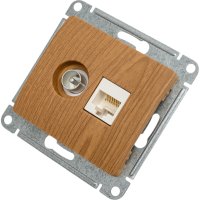 Двойная розетка Systeme Electric Glossa