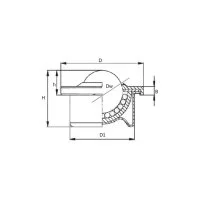 Шариковая опора ISKRA CY22H CS/CS