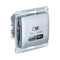 Розетка Systeme Electric USB GLOSSA