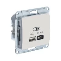 Розетка Systeme Electric USB GLOSSA