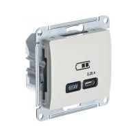 Розетка Systeme Electric Glossa