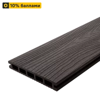 Террасная доска ДПК T-Decks цвет Венге 3000x150x20 мм двусторонний вельвет 0.45 м²