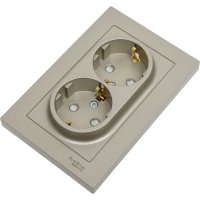 Двойная розетка Systeme Electric AtlasDesign