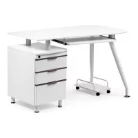 Компьютерный стол Woodville Erida white