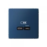 Розетка USB Systeme Electric ArtGallery встраиваемая аквамарин Type-C (SE GAL001127)