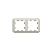 Рамка Systeme Electric AtlasDesign Antique двухместная бежевая (ATN100202)