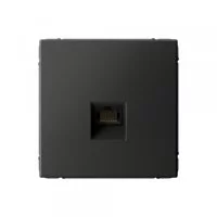 Розетка компьютерная Systeme Electric ArtGallery встраиваемая базальт RJ45 (SE GAL001486)