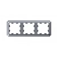 Рамка Systeme Electric AtlasDesign Antique трехместная алюминий (ATN100303)