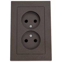 Двойная розетка Systeme Electric AtlasDesign
