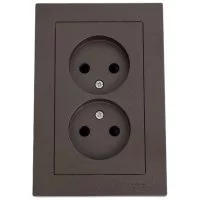 Двойная розетка Systeme Electric AtlasDesign