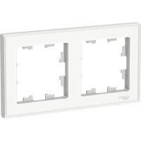 Двухместная рамка Systeme Electric AtlasDesign Art