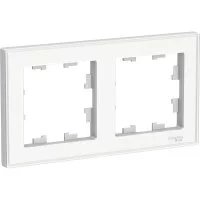 Двухместная рамка Systeme Electric AtlasDesign Art