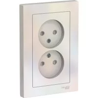 Двойная розетка Systeme Electric AtlasDesign