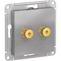 Двухместная аудиорозетка Systeme Electric AtlasDesign