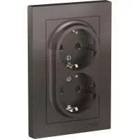 Двойная розетка Systeme Electric AtlasDesign