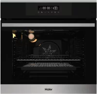Электрический духовой шкаф Haier HOX-FP3ABX 59.5x59.5x56.7 см конвекция цвет черный/нержавеющая сталь