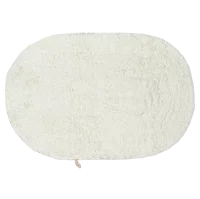 Коврик для ванной Swensa Terni 40x60 см овальный цвет кремовый