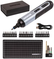 Отвертка аккумуляторная Worx WX240.1, 4 В Li-Ion 1.5 Ач, с набором бит 26 шт.