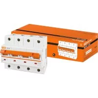 Автомат TDM ВА47-125 4Р, 16 А, 15 кА, D