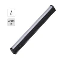 Светильник линейный светодиодный Эра LLED-01-08W-4000-B 574 мм 8 Вт нейтральный белый свет