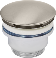 Выпуск для раковины MONLID 40 мм клик-клак с переливом никель