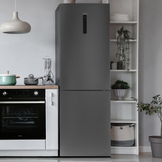 Холодильник двухкамерный Haier C2F636CFRGU1 59.5x190.5x67.2 см цвет серебро