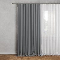 Штора на люверсах димаут 200x280 см цвет светло-бежевый
