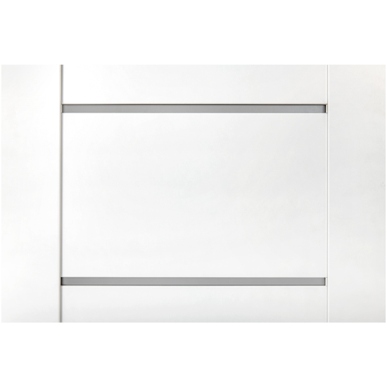 Дверь межкомнатная со стеклом Богема 90x200 мм Hardflex цвет белый с замком и петлями