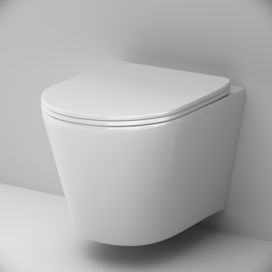 Унитаз подвесной AM.PM Flash Tornado безободковый с сиденьем