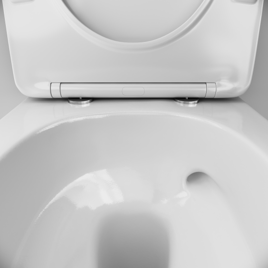 Унитаз подвесной AM.PM Flash Tornado безободковый с сиденьем