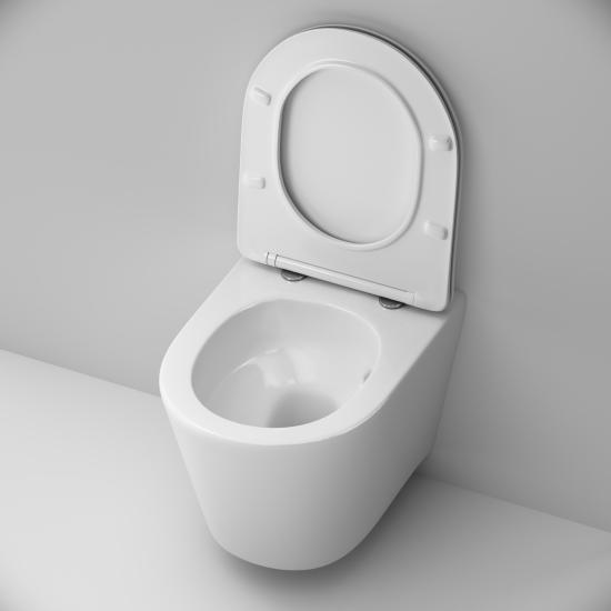 Унитаз подвесной AM.PM Flash Tornado безободковый с сиденьем