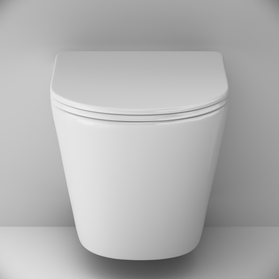 Унитаз подвесной AM.PM Flash Tornado безободковый с сиденьем