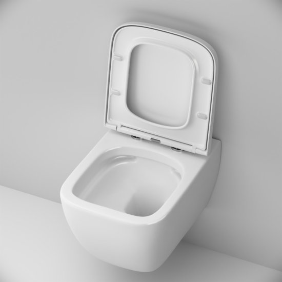 Подвесной унитаз Am.Pm Gem FlashClean безободковый с сиденьем микролифт г