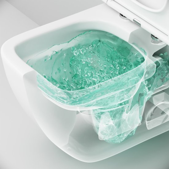 Подвесной унитаз Am.Pm Gem FlashClean безободковый с сиденьем микролифт г