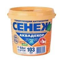 Антисептик Сенеж Аквадекор декоративный для дерева сосна 0,9 кг