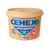 Антисептик Сенеж Аквадекор декоративный для дерева орех 9 кг