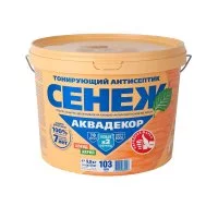 Антисептик Сенеж Аквадекор декоративный для дерева сосна 9 кг