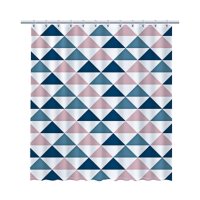 Штора для ванны Fixsen Simple 2000х1800 мм полиэстер разноцветная (1504)