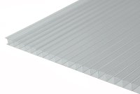 Поликарбонат сотовый 10 мм 2.1x3 м Киви прозрачный