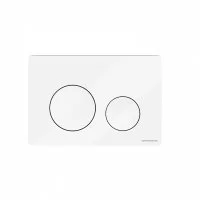 Клавиша смыва для инсталляций Ceramicanova Balance Circle белая глянцевая (CN12-001W)