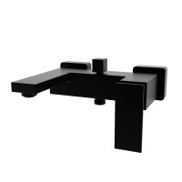 Смеситель для ванны KONSENSA Прато однорычажный цвет черный матовый