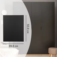 Дверь для шкафа Лион 39.6x50.8x1.6 см ДСП цвет графитовый матовый