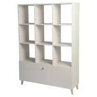 Стеллаж Моно Лайт 9 секций 105x140x32 см ДСП цвет бежевый