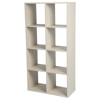 Стеллаж Kub Моно 8 секций 70x140x31.7 см ДСП цвет бежевый