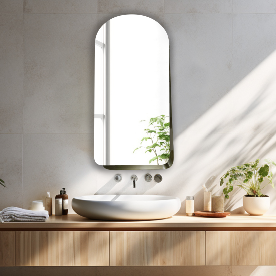 Зеркало декоративное KREAFORTA Brilia Brass круг 40x78 см металл цвет латунь