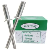 Вытяжная заклепка SORREX 4.0х14 100 шт.