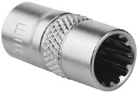 Торцевая головка Vertextools 0029-14-08 1/4 дюйма 8 мм
