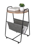 Журнальный столик Dream River 67x43x39 см коричнево-черный