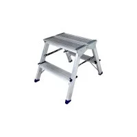 Двухсторонняя алюминиевая стремянка Алюмет ADK6202